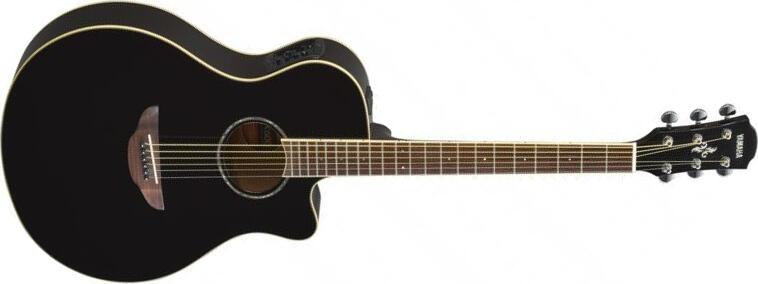 Yamaha Apx600 - Black - Elektro-akoestische gitaar - Main picture
