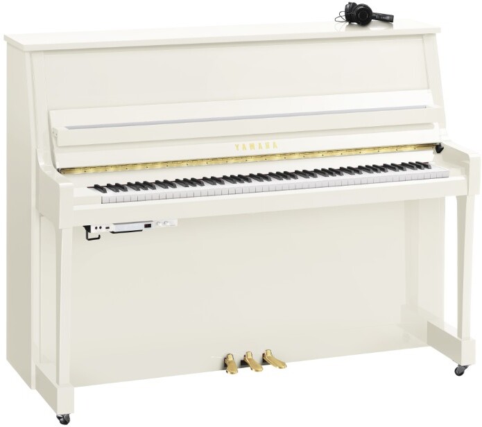 Yamaha B20 Pwh Silent Piano - Rechte piano - Main picture