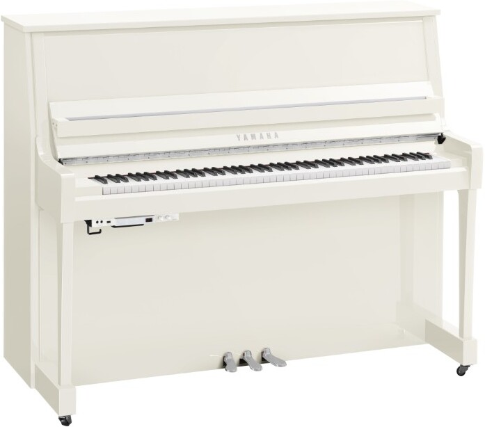 Yamaha B30 Pwhc Transacoustic - Chrome - Rechte piano - Main picture