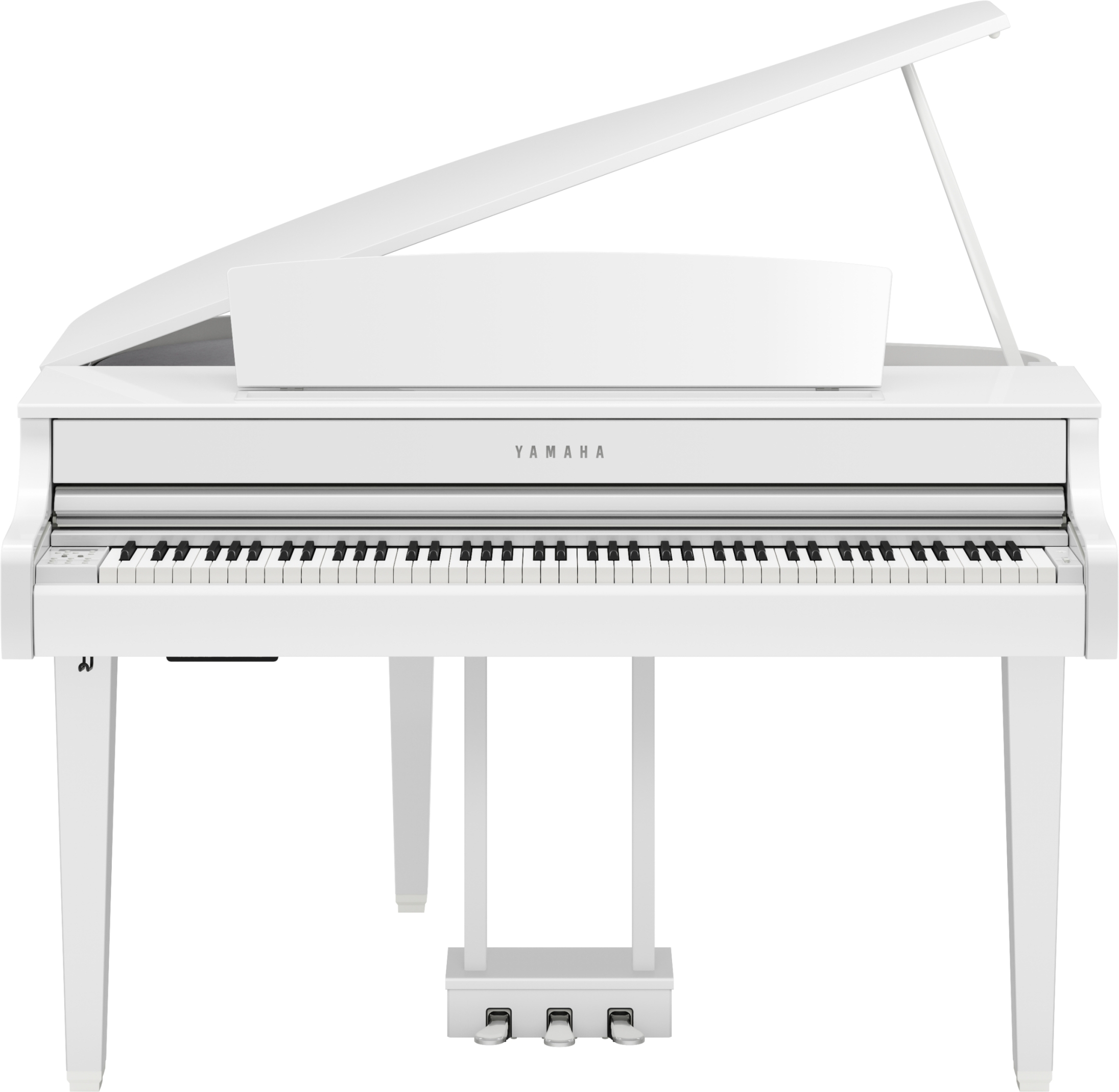 Yamaha Clp-865gp - Polished White - Digitale piano met meubel - Main picture