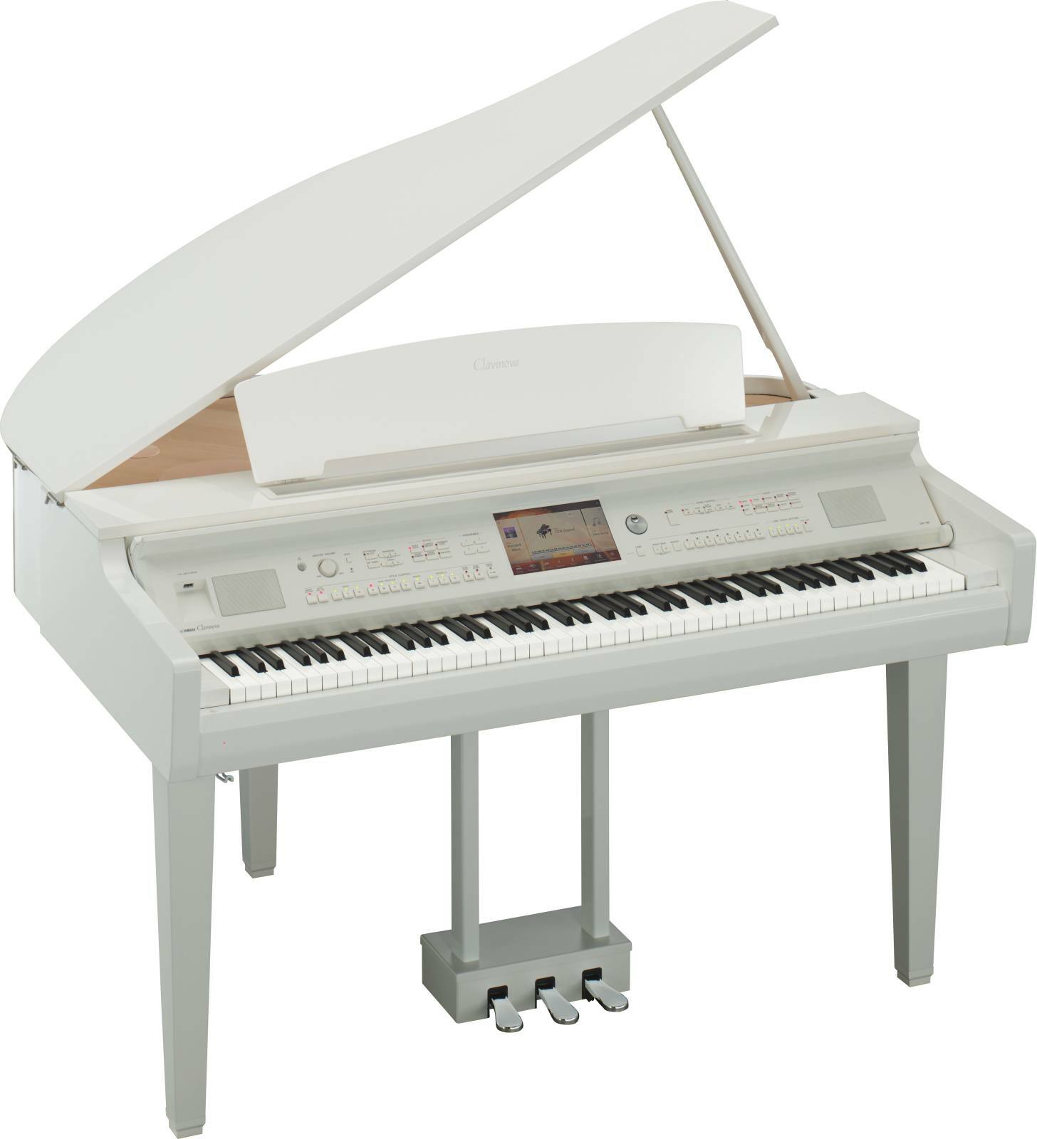 Yamaha Cvp-709gpwh - Blanc LaquÉ - Digitale piano met meubel - Main picture