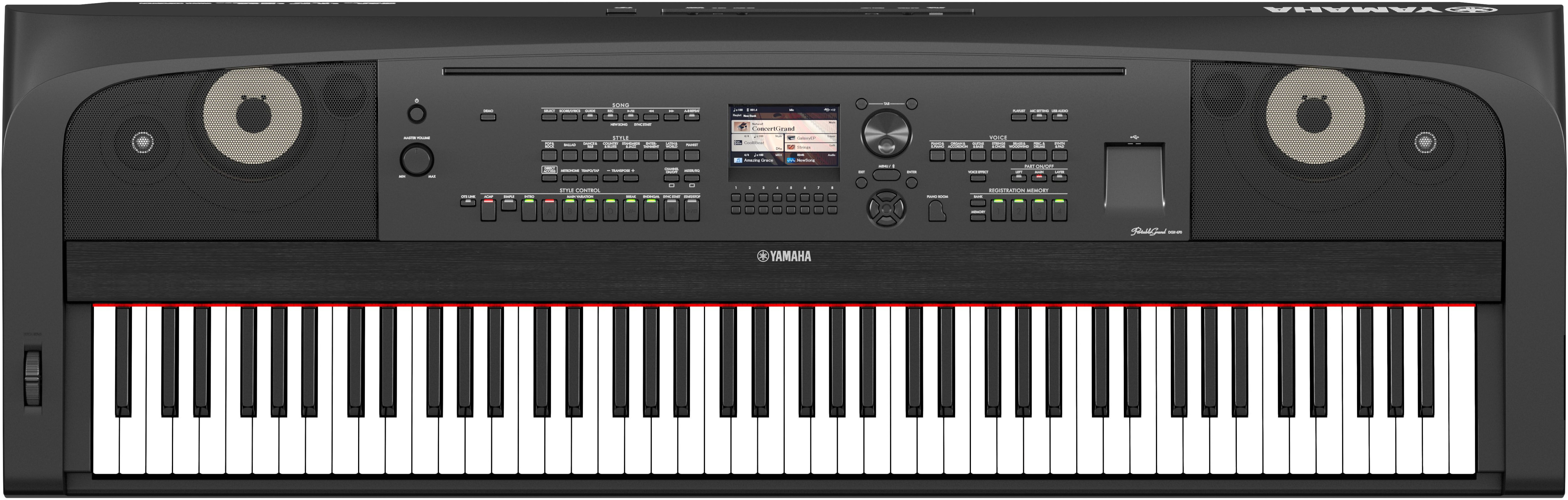 Yamaha Dgx 670 B - Entertainerkeyboard - Main picture