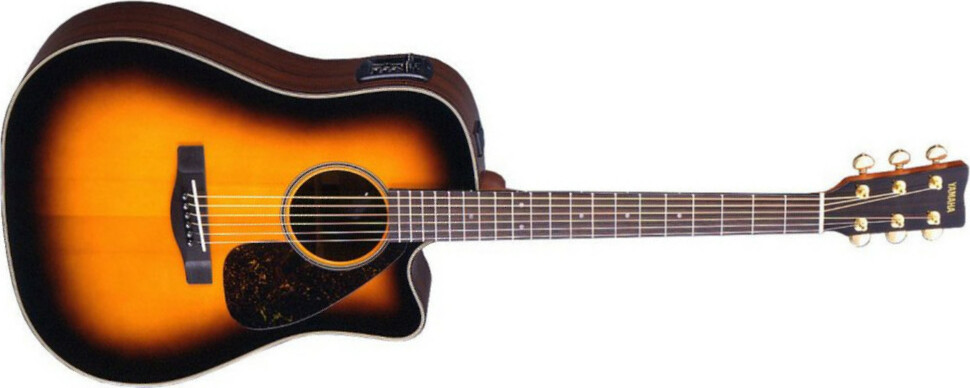 Yamaha Fx 370c - Tobacco Brown Sunburst - Elektro-akoestische gitaar - Main picture