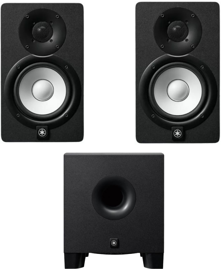 Yamaha Hs5 X 2  + Hs8s - Home studio set - Main picture