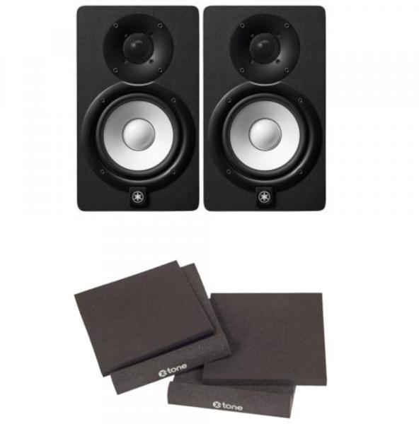 Home studio set Yamaha HS7 Black (la paire) + Mousses isolantes