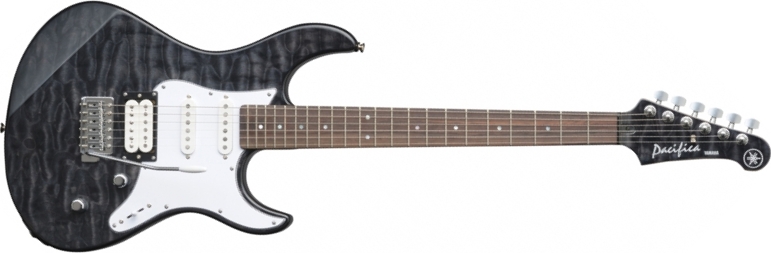 Yamaha Pacifica 212vqm - Translucent Black - Elektrische gitaar in Str-vorm - Main picture