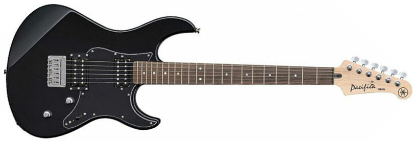 Yamaha Pacifica Pac120h Hh Ht Rw - Black - Elektrische gitaar in Str-vorm - Main picture