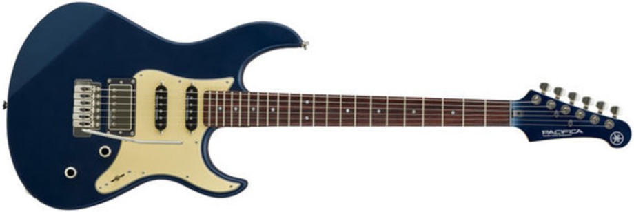 Yamaha Pacifica Pac612viix Hss Seymour Duncan Trem Rw - Matte Silk Blue - Elektrische gitaar in Str-vorm - Main picture