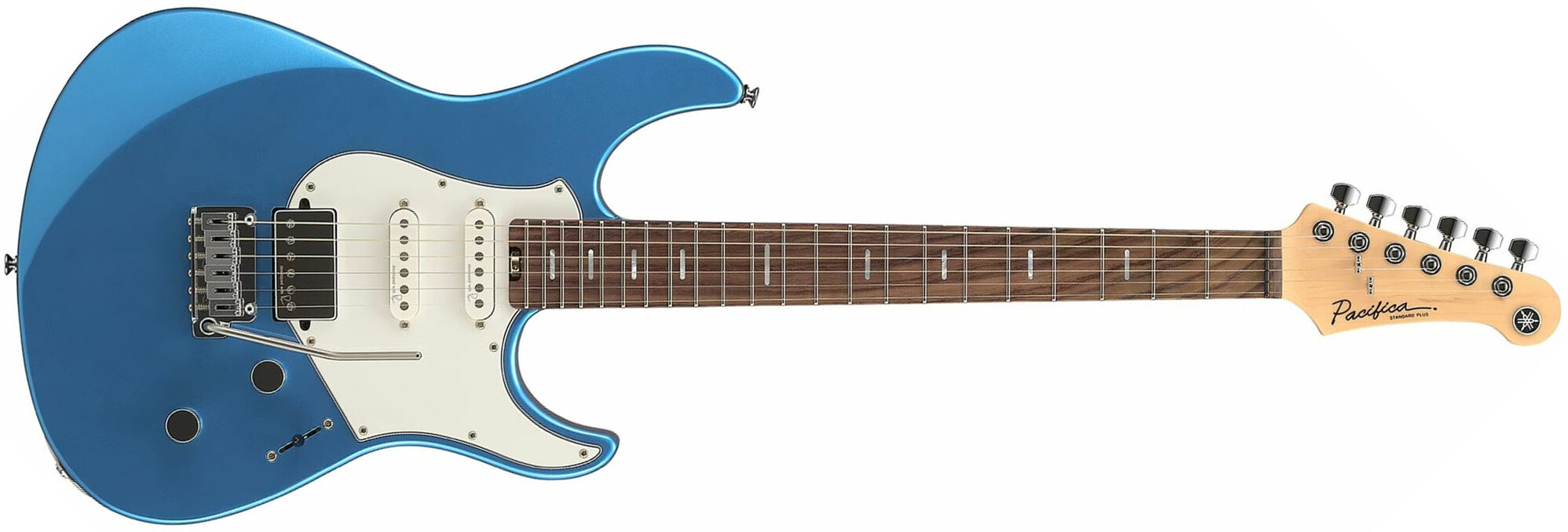Yamaha Pacifica Standard Plus Pacs+12 Trem Hss Rw - Sparkle Blue - Elektrische gitaar in Str-vorm - Main picture