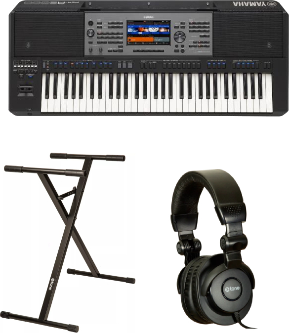 Yamaha Psr-a5000 + Stand Xh6102 + Casque X-hp1 - Synth & keyboard set - Main picture