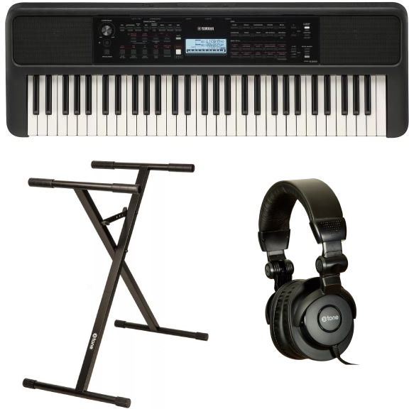 Yamaha Psr-e383  + Stand (xh 6102) + Casque - Entertainerkeyboard - Main picture