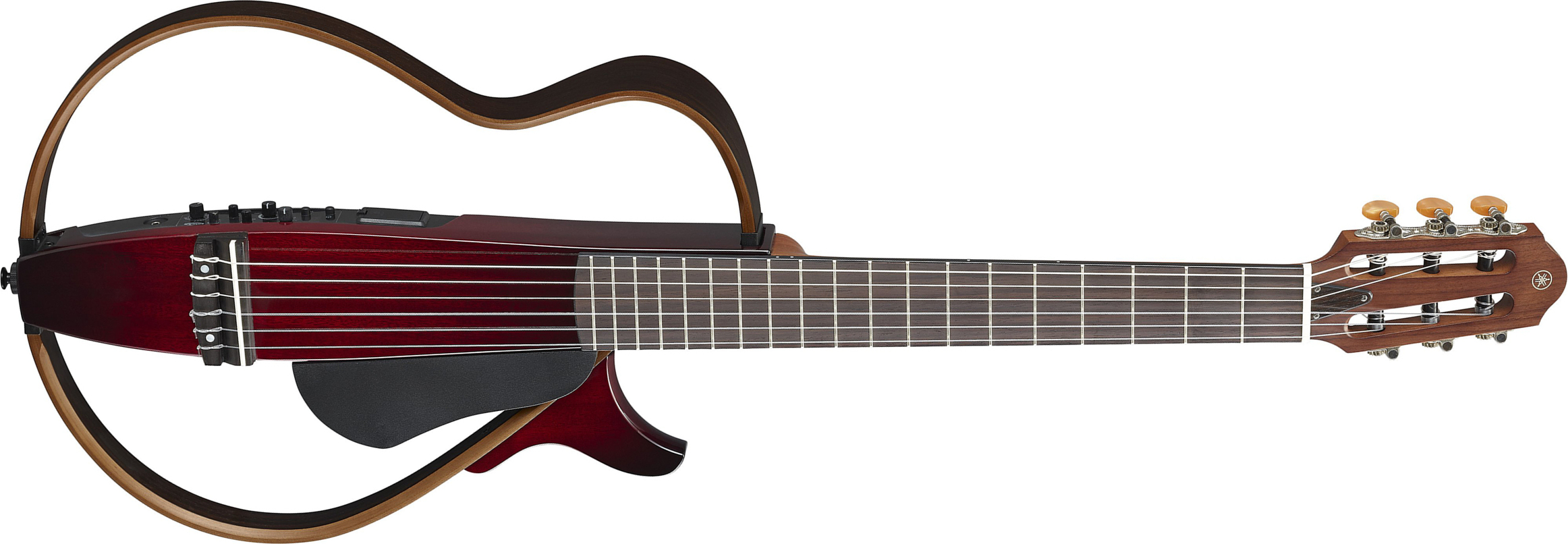 Yamaha Silent Guitar Slg200n Nylon String Cw Rw - Crimson Red Burst - Klassieke gitaar 4/4 - Main picture