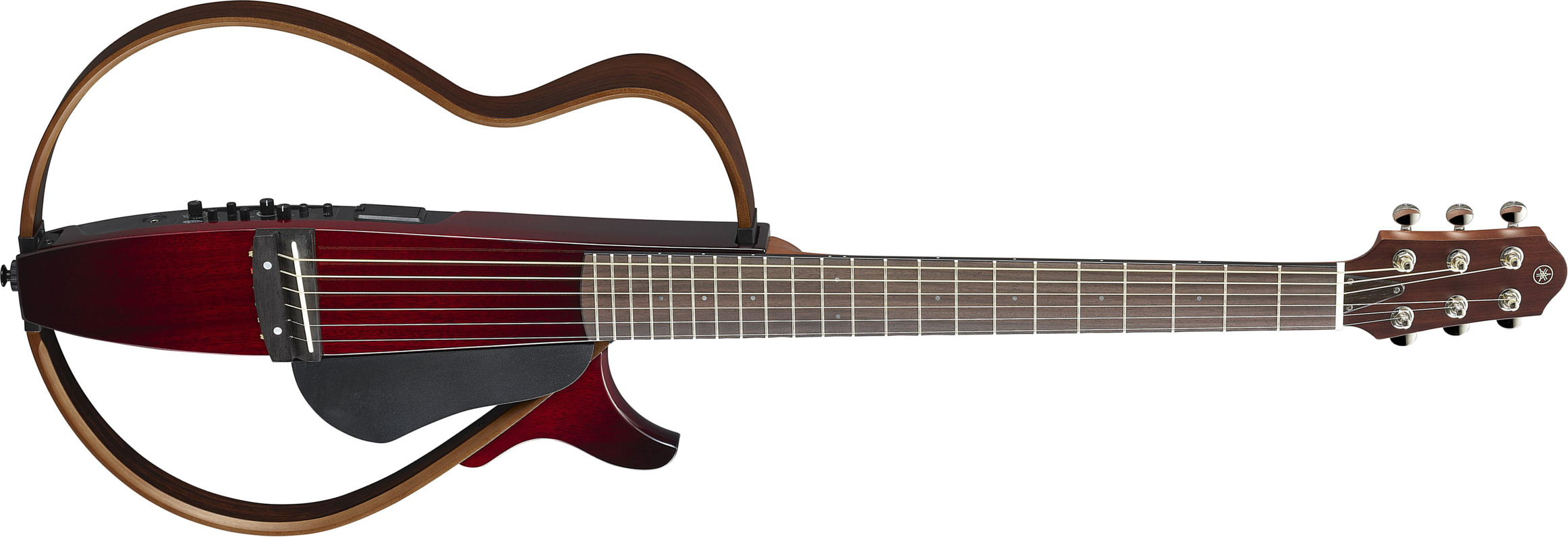 Yamaha Silent Guitar Slg200s Steel String Cw Rw - Crimson Red Burst - Western reisgitaar - Main picture