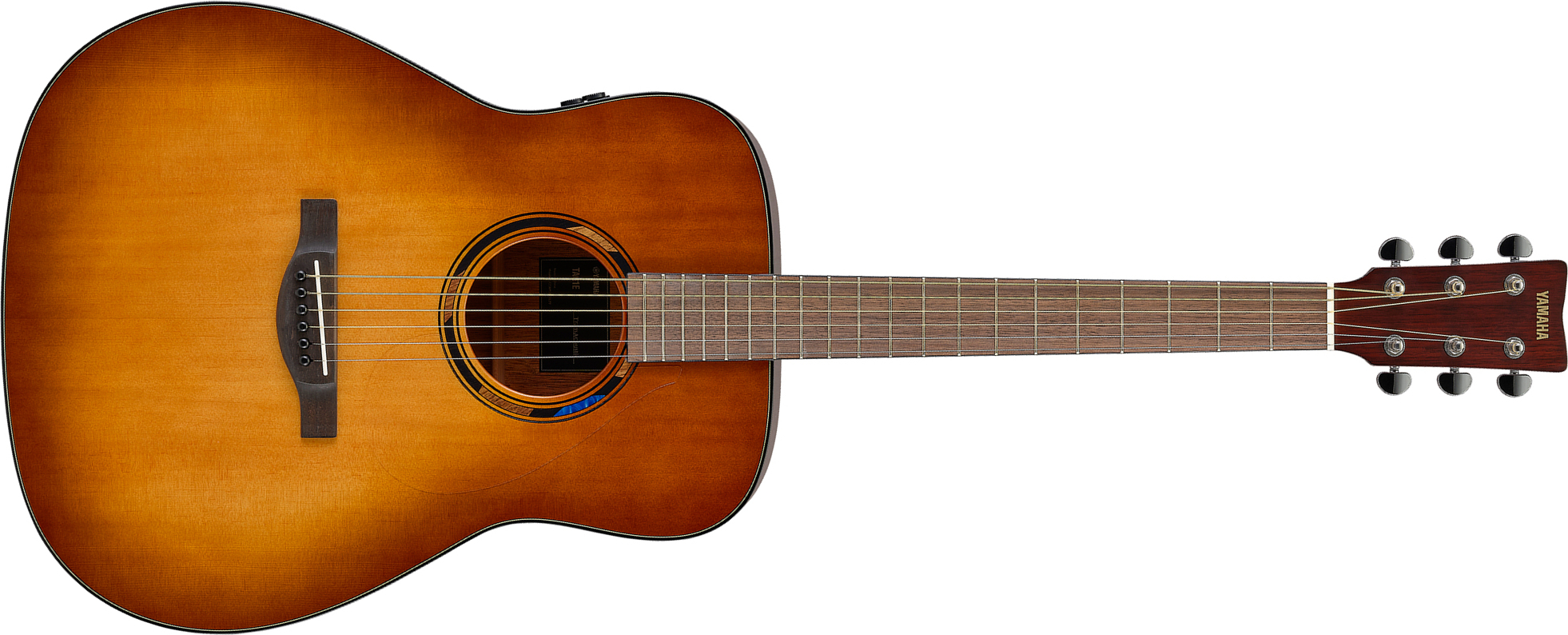 Yamaha Tag1e Transacoustic Dreadnought Epicea Acajou Noy - Sand Burst - Folk gitaar - Main picture