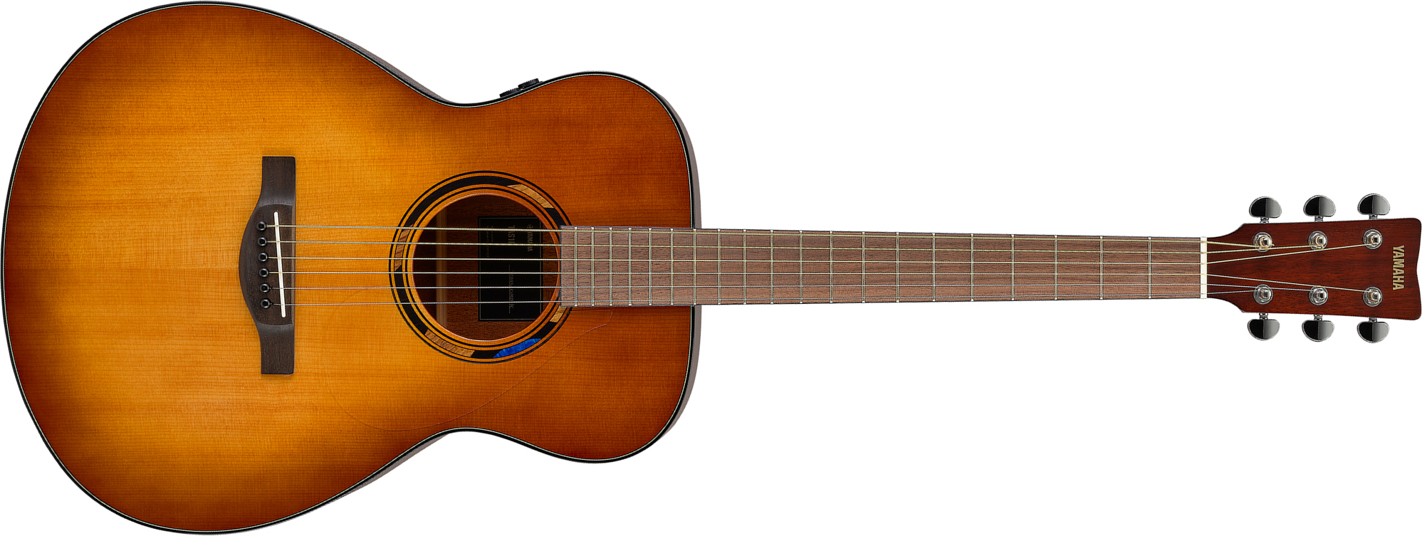 Yamaha Tas1e Transacoustic Concert Epicea Acajou Noy - Sand Burst - Folk gitaar - Main picture
