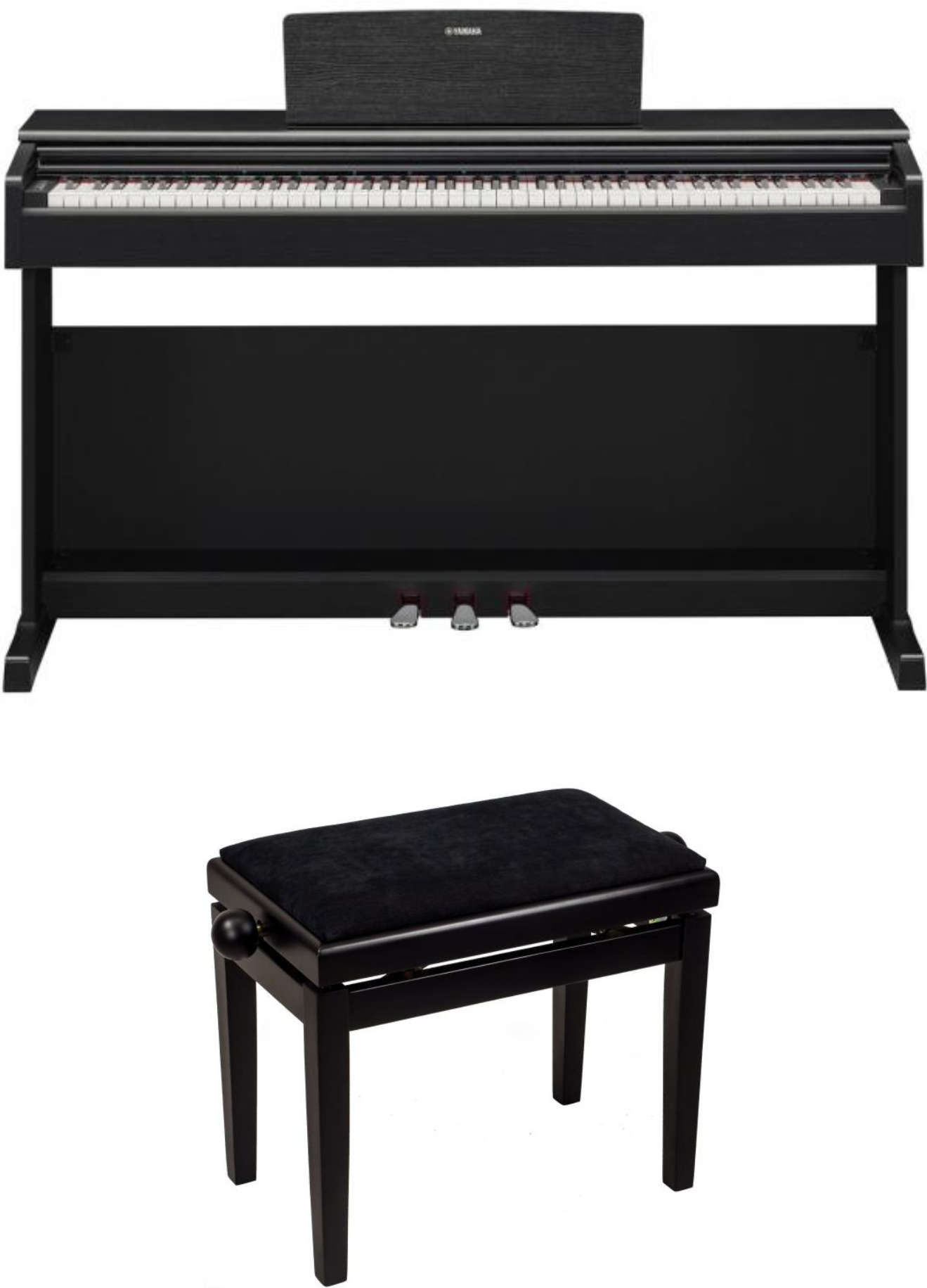 Yamaha Ydp-145 B  + Stand - Noir - Digitale piano met meubel - Main picture