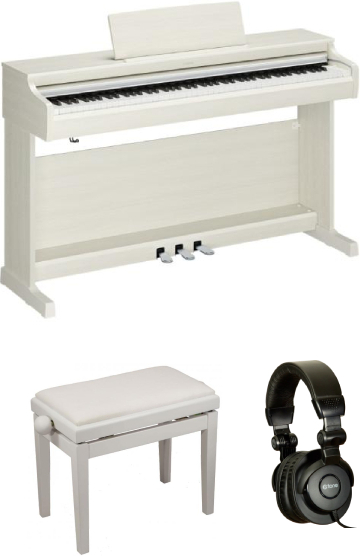 Yamaha Ydp-166 Blanc Bouleau + Banquette + Casque - Toetsenbord set - Main picture