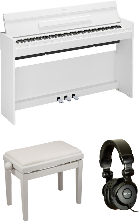 Yamaha Ydp-s36 Blanc  + Banquette + Casque - Blanc - Toetsenbord set - Main picture