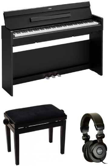 Yamaha Ydp-s36 Noir  + Banquette Noir LaquÉ + Casque X-hp1 - Noir - Toetsenbord set - Main picture