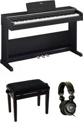 Toetsenbord set Yamaha Arius YDP-105 Black  + + banquette + Casque - Noir