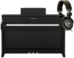 Toetsenbord set Yamaha CLP-835 black  + casque X-HP1 - Laqu? noir