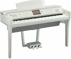 Digitale piano met meubel Yamaha CVP-709PWH - Blanc laqué