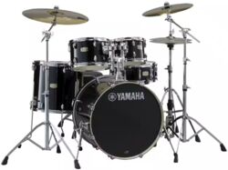 Stage drumstel Yamaha JSBP2F5RBL Stage Custom Birch Standard Raven Black - 5 trommels - Raven black
