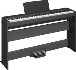 Draagbaar digitale piano Yamaha P-145 Black  + Stand L100-B + pedalier LP5