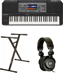 Synth & keyboard set Yamaha PSR-A5000 + Stand XH6102 + Casque X-HP1