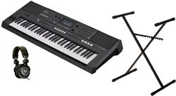 Entertainerkeyboard  Yamaha PSR-E583  + Stand (Xh6101) + Casque X-hp1