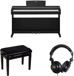 Digitale piano met meubel Yamaha YDP-145 B + Headphones + Bench - Noir