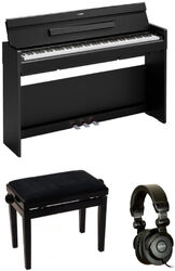 YDP-S36 Noir  + Banquette noir laqué + casque X-hp1 - Noir