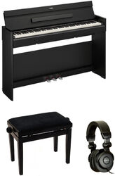 YDP-S56 Noir  + X-HP1 + Banquette noir Laqué - Noir
