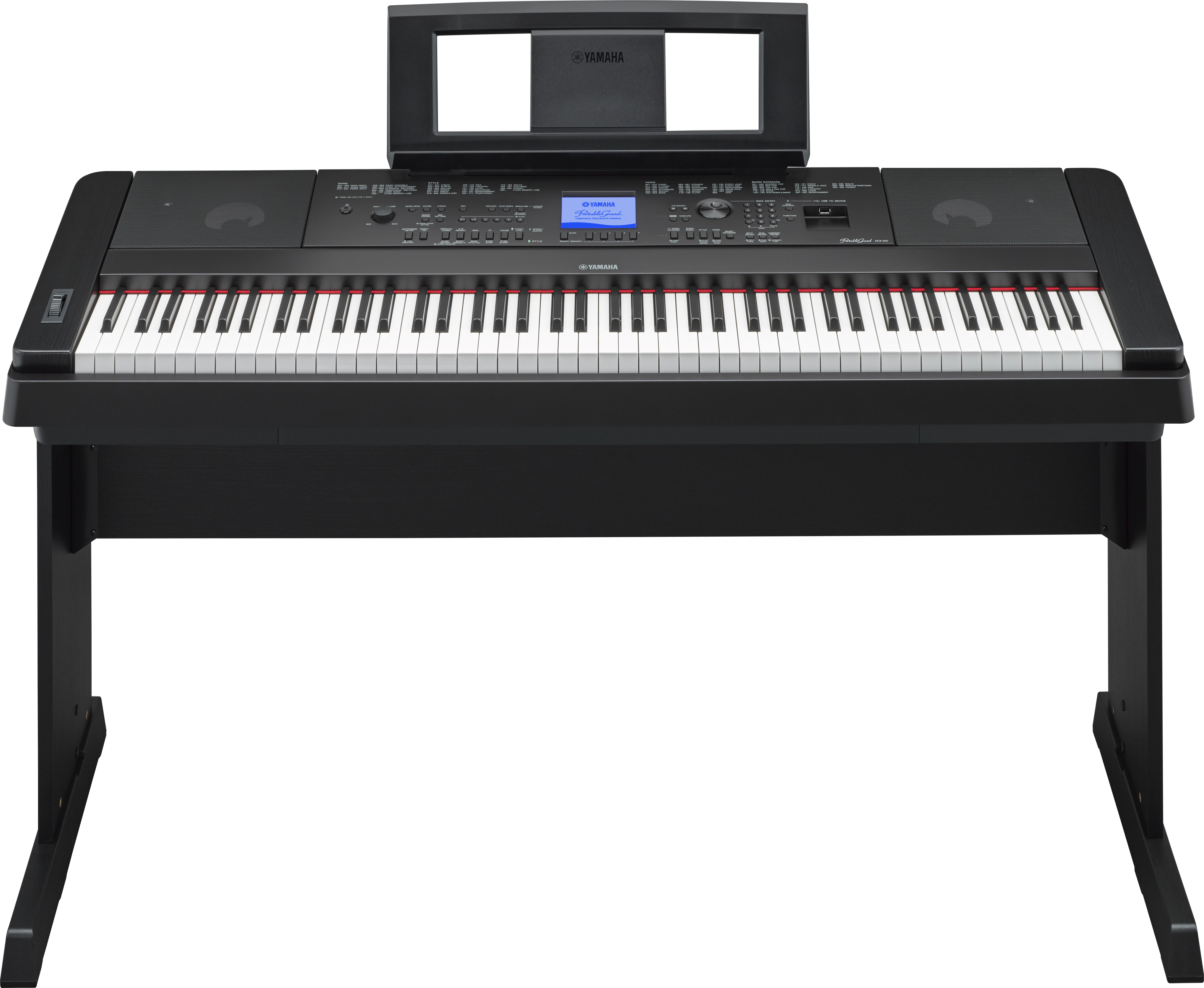 Yamaha Dgx-660 - Black - Digitale piano met meubel - Variation 1