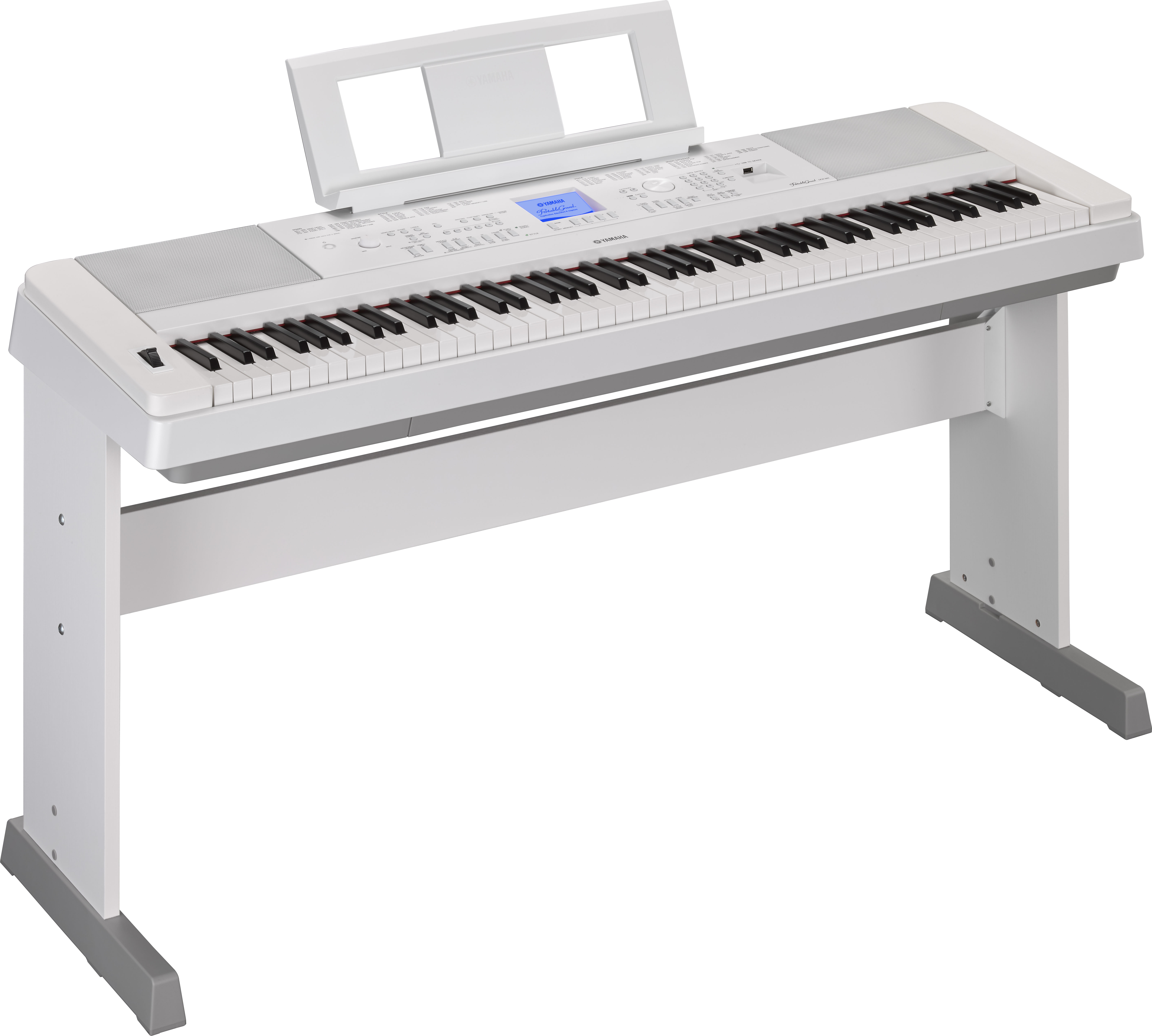 Yamaha Dgx-660 - White - Digitale piano met meubel - Variation 1