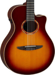 Klassieke gitaar 4/4 Yamaha NTX3 - Brown sunburst