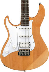 Linkshandige elektrische gitaar Yamaha Pacifica 112JL II - yellow natural satin