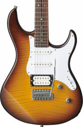 Elektrische gitaar in str-vorm Yamaha Pacifica 212VFM - Tobacco brown sunburst