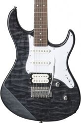 Elektrische gitaar in str-vorm Yamaha Pacifica 212VQM - Translucent black