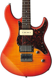 Elektrische gitaar in str-vorm Yamaha Pacifica PAC611HFM - Light amber burst