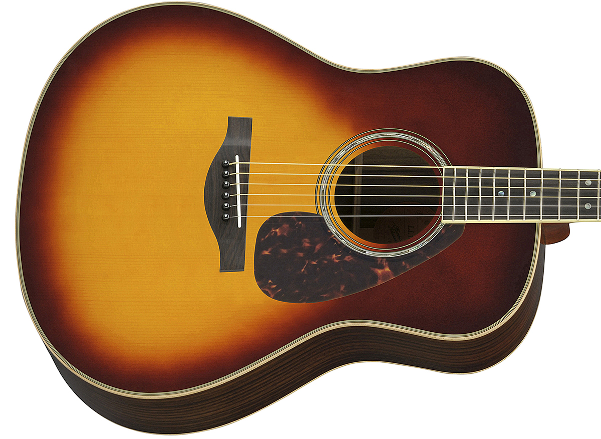 Yamaha Ll16 Are Jumbo Epicea Palissandre Eb - Brown Sunburst - Elektro-akoestische gitaar - Variation 2