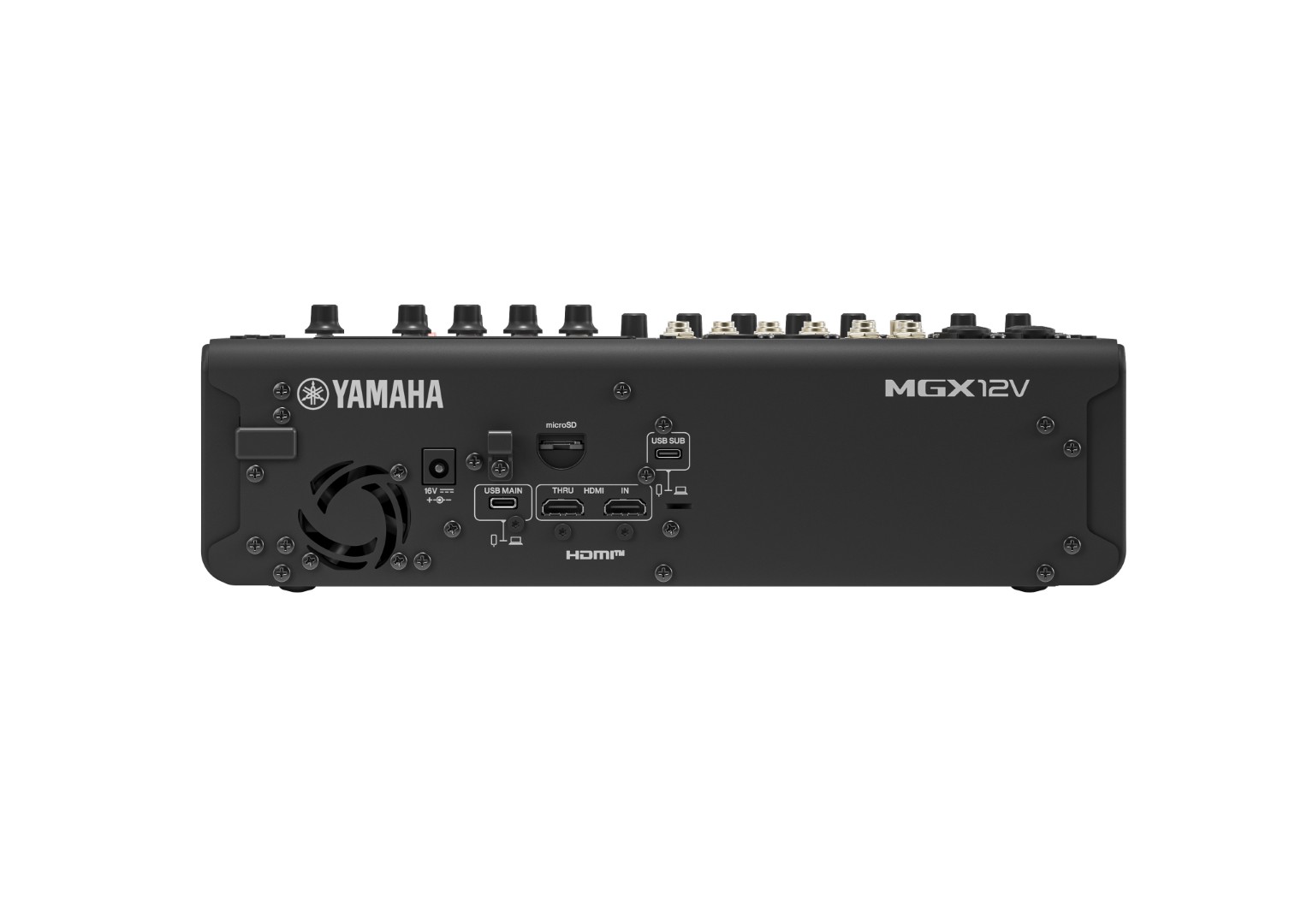 Yamaha Mgx12v Black - Digitale mengtafel - Variation 3