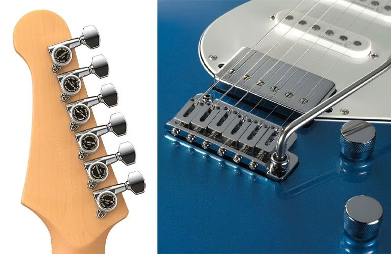 Yamaha Pacifica Standard Plus Pacs+12 Trem Hss Rw - Sparkle Blue - Elektrische gitaar in Str-vorm - Variation 2