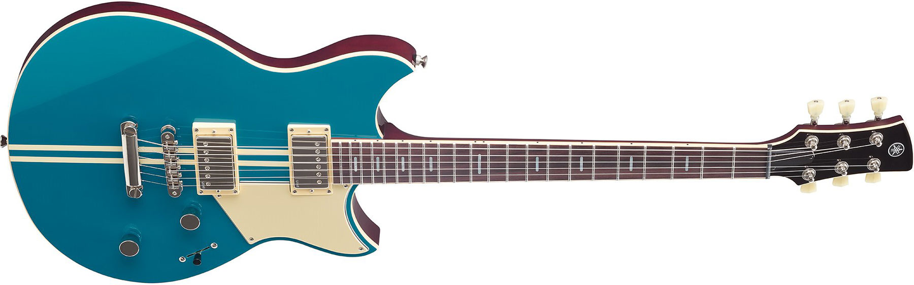 Yamaha Rsp20 Revstar Professionnal Jap Hh Ht Rw - Swift Blue - Guitarra eléctrica de doble corte. - Variation 1