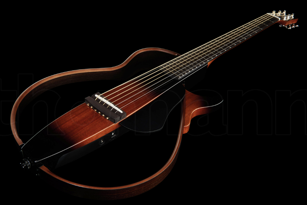 Yamaha Silent Guitar Slg200sii Steel String Cw Tout Acajou Rw - Tobacco Brown Sunburst - Volksgitaar - Variation 2