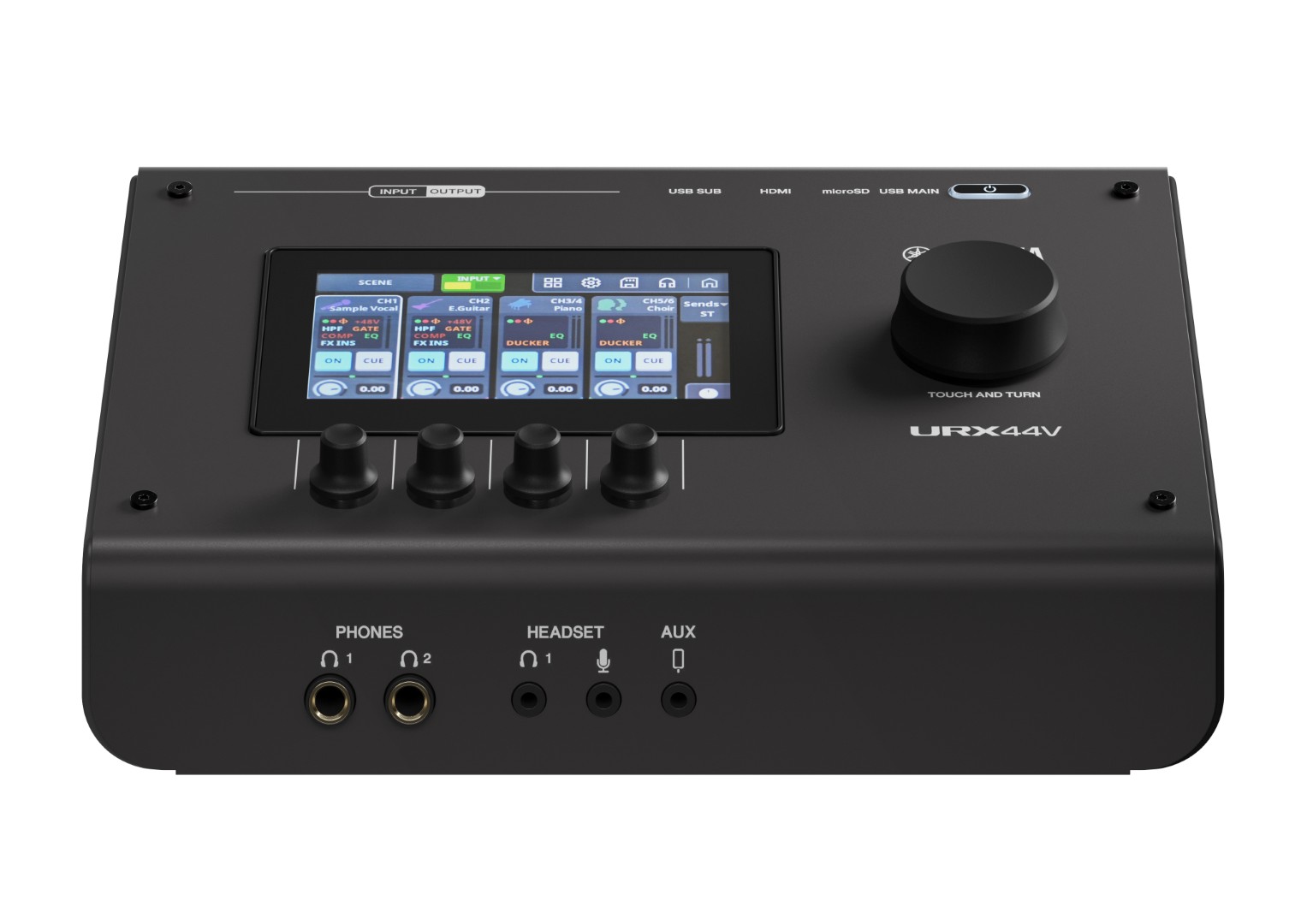 Yamaha Urx 44v Black - USB audio-interface - Variation 2