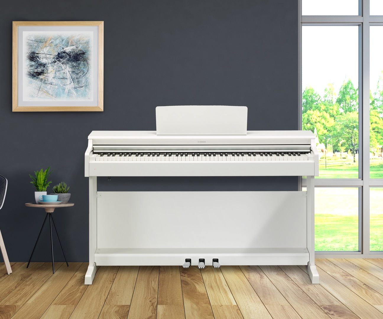 Yamaha Ydp-164 Arius - White - Digitale piano met meubel - Variation 2