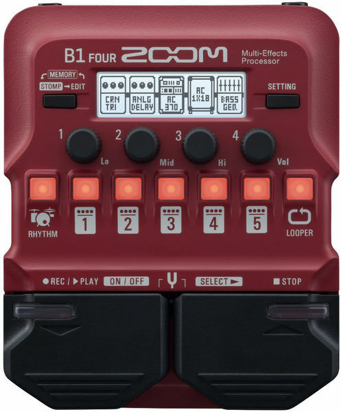 Zoom B1 Four - Multi-effecten pedaal voor bas - Main picture