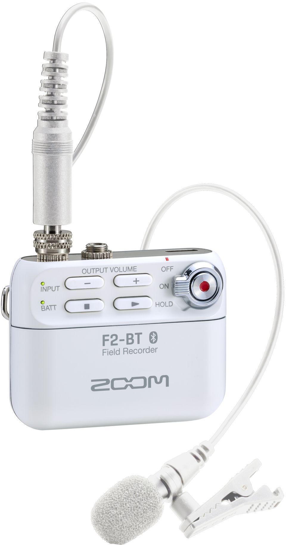 Zoom F2-bt/w 32-bit Rec.btoot White - Mobiele recorder - Main picture