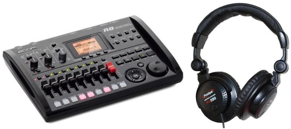 Home studio set Zoom R8 + Casque
